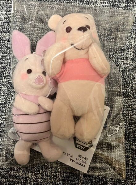 Disney くまのプーさん ピグレット 可愛いぬいぐるみセット さくらVer. 人形 2種 ディズニー アミューズメント景品