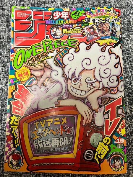 週刊少年ジャンプ バックナンバー No.19 ONEPIECE ニカ 送料込 集英社 漫画雑誌 JUMP ワンピース 状態良好