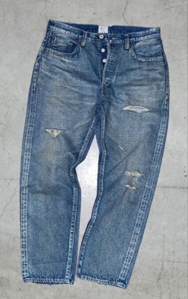 New Manual #017 LV 61’s TAPERED JEANS DAMAGED W34 ニューマニュアル