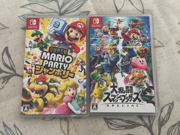 【2本セット】【Switch】 スーパー マリオパーティ ジャンボリー、大乱闘スマッシュブラザーズ special