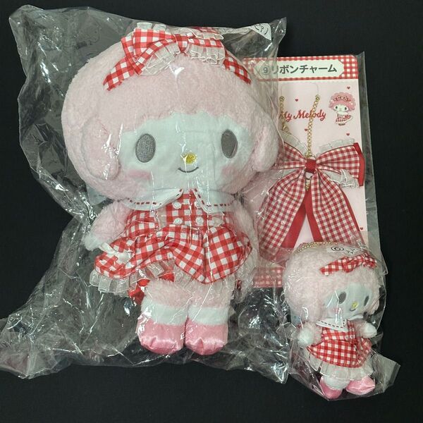 サンリオ 当たりくじ マイスウィートピアノ ぬいぐるみ マスコット リボンチャーム