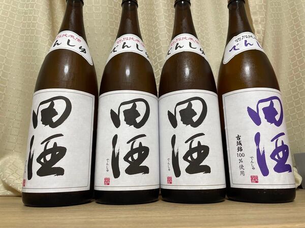 田酒セット 特別純米酒 720ml x 2本、1800ml x 3本、特別純米 古城錦 1800ml x 1本