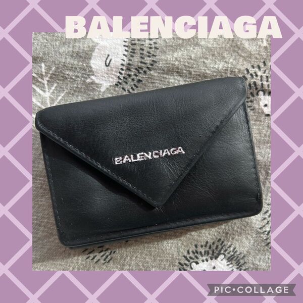 確実正規品。BALENCIAGAバレンシアガミニウォレット。バレンシアガミニ財布。バレンシアガ財布。