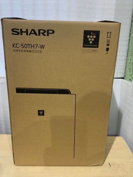 新品箱不良 シャープ加湿空気清浄機プラズマクラスター7000 KC-50TH7W