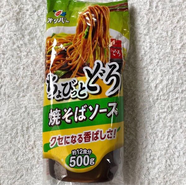 焼きそばソース ちょびっとどろ 500g オリバー 香ばしさ 濃厚ソース スパイスエキス 本来の旨みと辛み