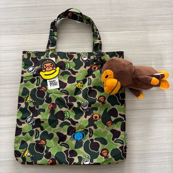 A BATHING APE BABY MILO トートバッグとぬいぐるみ セット