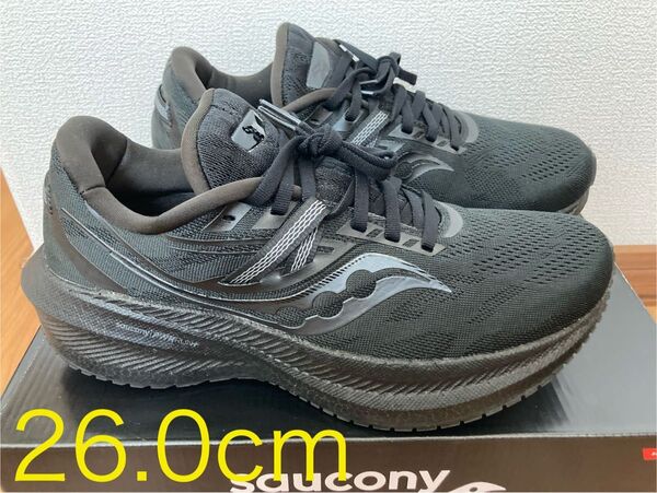 (2022)サッカニー トライアンフ 20 黒(26.0cm)/SAUCONY TRIUMPH 20 BLACK(US8)