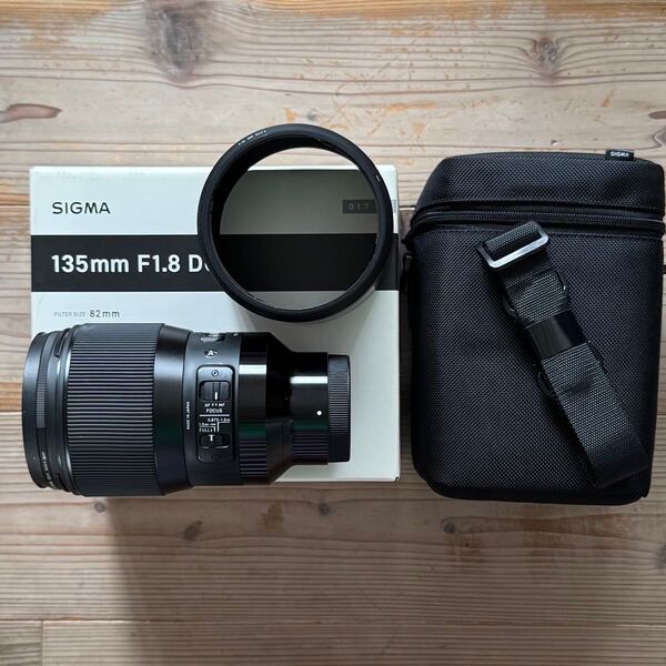 SIGMA 135mm F1.8 DG HSM Art sony E プロテクトフィルター付き