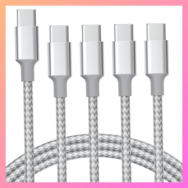 USB Type Cケーブル【1m+1m+2m+2m/4本】タイプc ケーブル PD対応 60W急速充電】