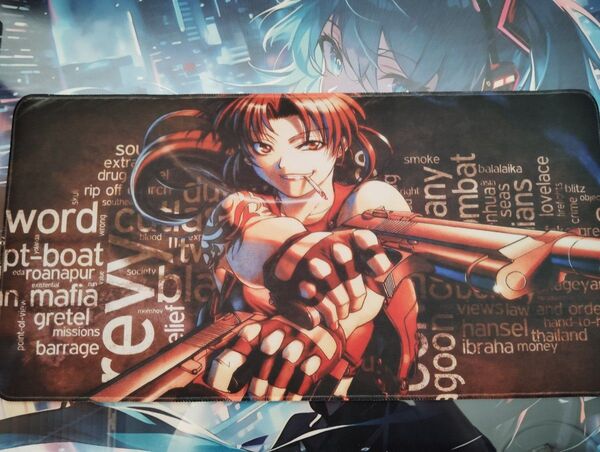 BLACK LAGOON 大型 マウスパッド デスクマット