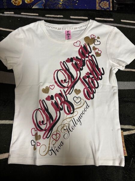 リズリサドール 英字ロゴ 花 Tシャツ y2k 平成ギャル 姫ギャル