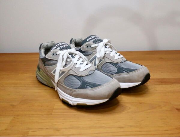 美品 New Balance 993 グレー スニーカー 26.5