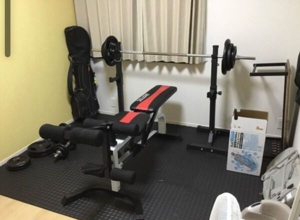 アイロテック ベンチプレス75kg? 筋トレセット ウエイトトレーニング