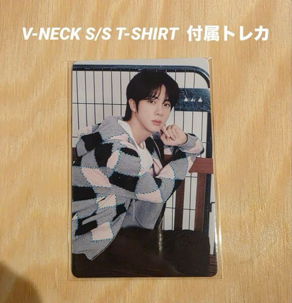 BTS ジン RUNSEOKJIN in JAPAN Vネック Tシャツ トレカ POPUP JIN フォトカード