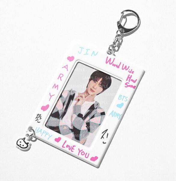 BTS ジン RUNSEOKJIN in JAPAN フォトカードホルダー POPUP JIN タルソク