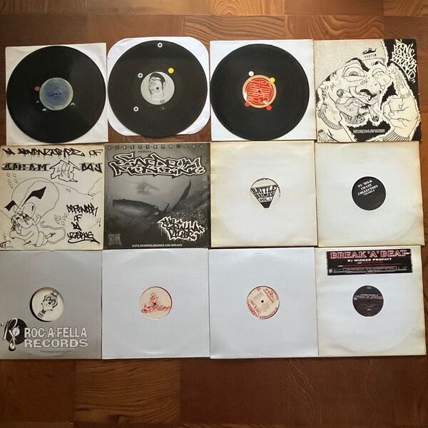 レコード バトブレ まとめ売り 12枚 HIPHOP DJ バトルブレイクス A-Trak Q-Bert D-Styles