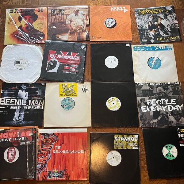 US HIPHOP 16枚 レコード まとめ売り DJ アンダーグラウンド Artifacts Sadat X A.D.O.R