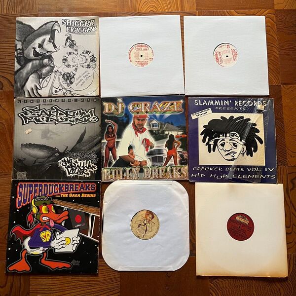 レコード バトブレ まとめ売り 9枚 HIPHOP DJ バトルブレイクス A-Trak Q-Bert D-Styles