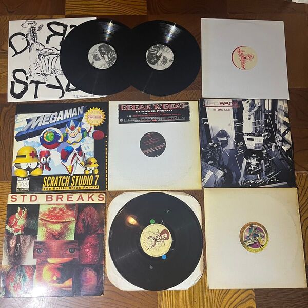 DJ Qbert Dirt Style バトルブレイク8枚セット STD Breaks他 バドブレ dj