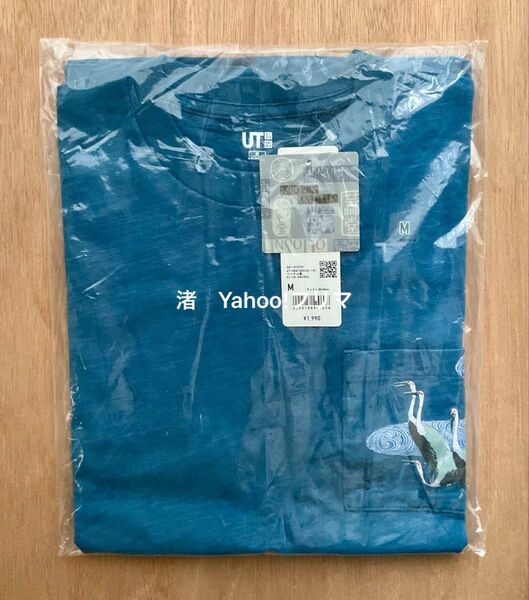 【新品・未使用】ユニクロ 和柄(動物)UT 尾形光琳 鶴 M