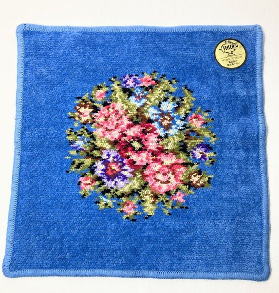 【未使用品】FEILER タオルハンカチ フェイラー 花柄 シュニール織