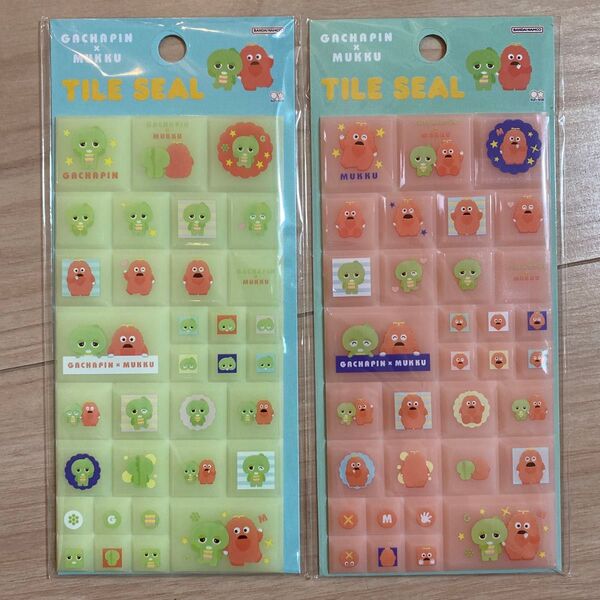 ガチャピン ムック タイルシール