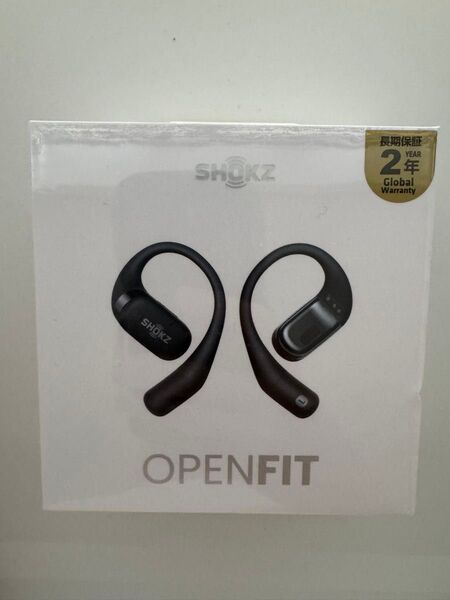 【正規品・新品未開封】完全ワイヤレスイヤホン Shokz OpenFit ブラック