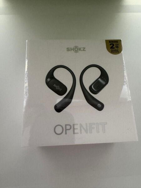 【正規品・新品未開封】完全ワイヤレスイヤホン Shokz OpenFit ブラック