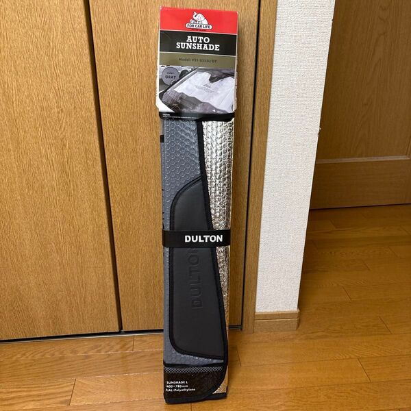 ダルトン (Dulton) 車用サンシェード L グレー FOR CAR LIFE 日除け 遮光 遮熱 UVカット 高さ78