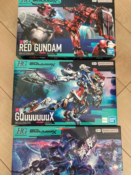 HG 赤いガンダム ジークアクス 軍警ザク 3体セットガンダム