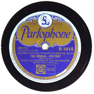 DUKE ELLINGTON & HIS ORCHESTRA.(PARLOPHONE R1615) ( Duke * Erin ton ) SP record 78rpm JAZZ