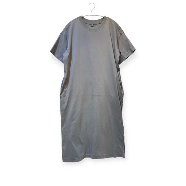 UNIQLO グレー カットソーワンピース Sサイズ