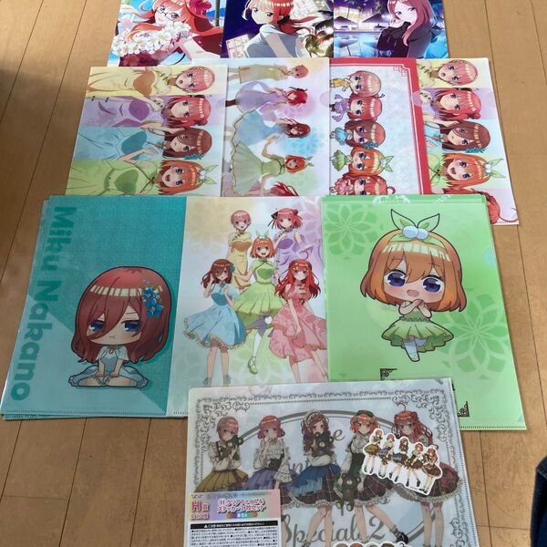 五等分の花嫁 クリアファイル イラストボードまとめ売り