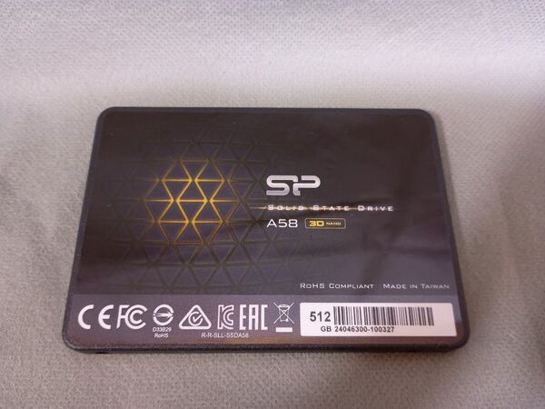 シリコンパワー SSD Silicon Power A58 512GB SU512GBSS3A58A25CA