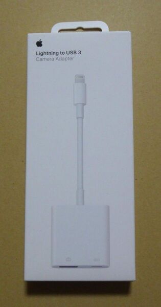 Apple Lightning - USB 3カメラアダプタ MK0W2AM/A A1619