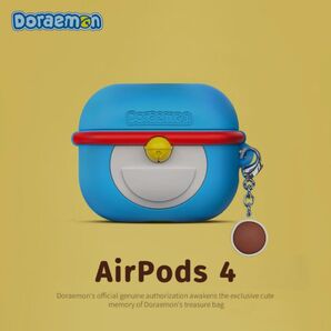【新品限定】アップルAirPods第4世代用ケース/カバー ドラえもん・デザイン