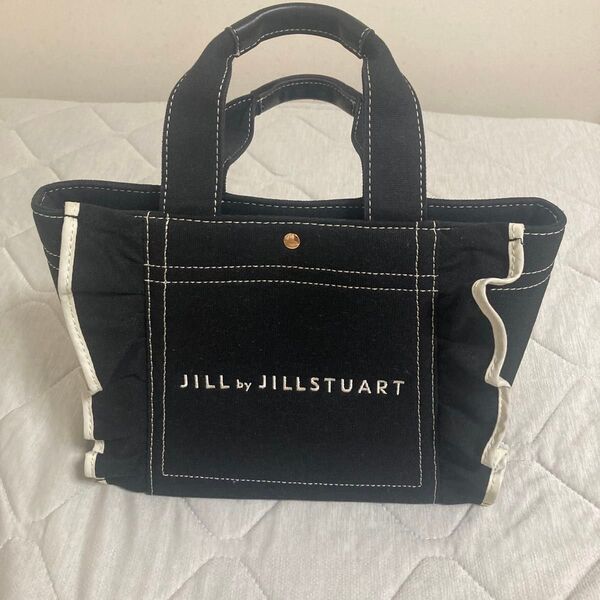 JILL by JILLSTUART ジルバイジルスチュアート フリルトート 小 黒 ブラック