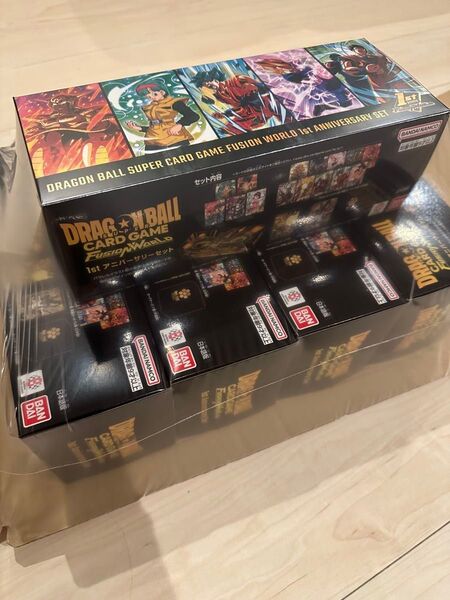 ドラゴンボールスーパーカードゲーム フュージョンワールド 1stアニバーサリーセット 未開封 5個セット