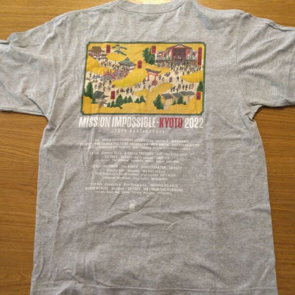 京都大作戦 Tシャツ Lサイズ 10-FEET グレー