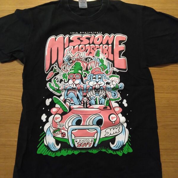 京都大作戦 Tシャツ M 黒 10-FEET