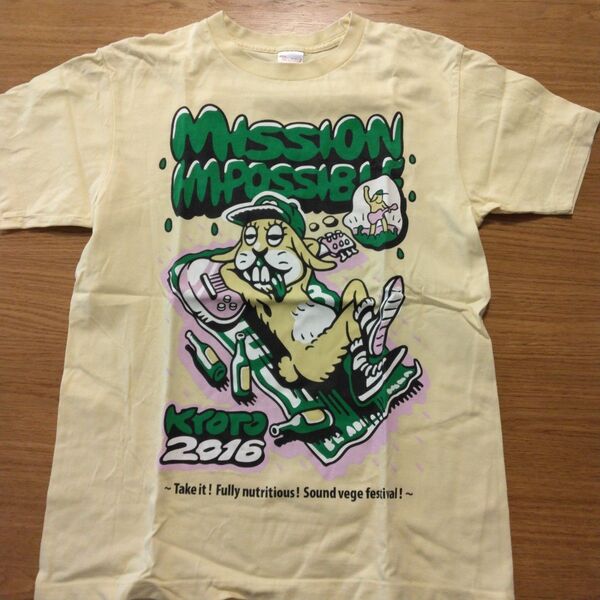 京都大作戦 Tシャツ Mサイズ 薄黄色 10-FEET