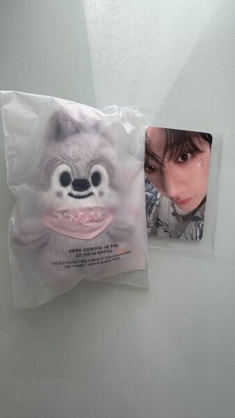 stray kids SKZOO PLUSH 10cm ウルフチャン バンチャン 封入トレカセット