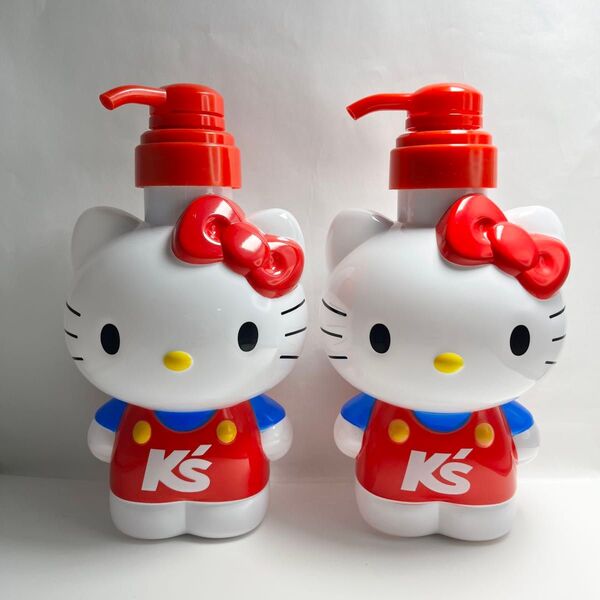 【非売品】 ハローキティ ポンプボトル 700ml ケーズデンキ 2本セット サンリオ キティちゃん ディスペンサー