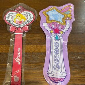 ビニール製ステッキ玩具 スター☆トゥインクルプリキュア&オーロラ姫
