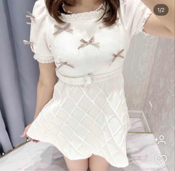 evelyn エブリン パールラインロンパース