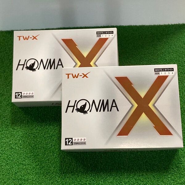 622・★ホンマゴルフ TW-X 2024年モデル ホワイト 2ダース 新品