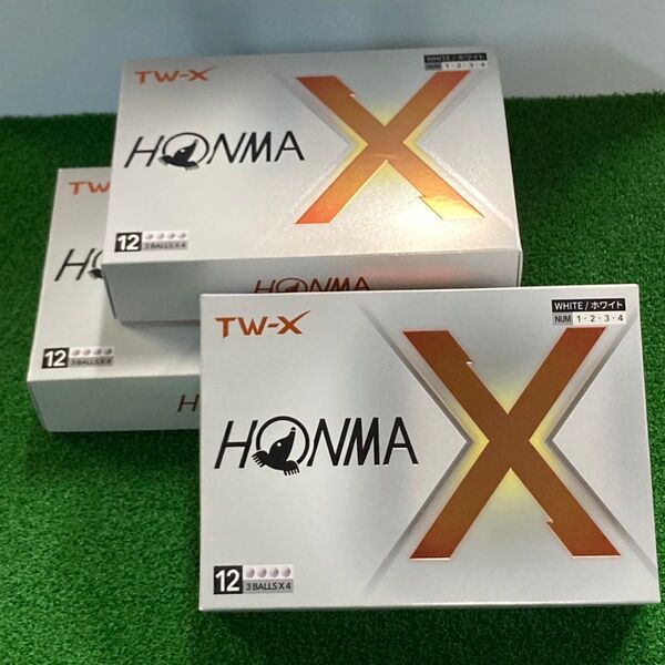 623・★ホンマゴルフ TW-X 2024年モデル ホワイト 3ダース 新品
