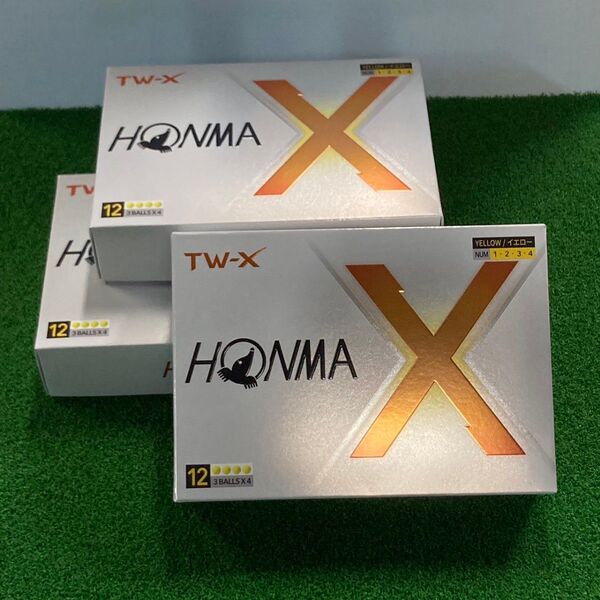 626・ホンマゴルフ TW-X 2024年モデル イエロー 3ダース 新品