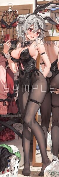 C104 沙花叉クロヱ 等身大タペストリー ホロライブ パセリ コミケ