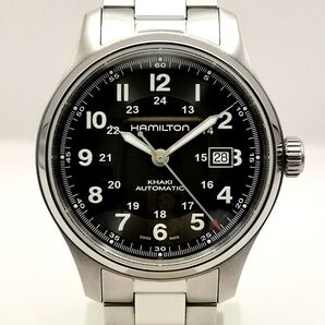 良品 ハミルトン HAMILTON チタン製 H705251 カーキ フィールド TI 箱説付き メンズ 自動巻き 時計